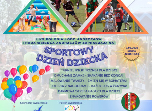 Sportowy Dzień Dziecka z Polonią Andrzejów - ogłoszenie