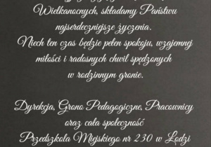 Życzenia świąteczne.